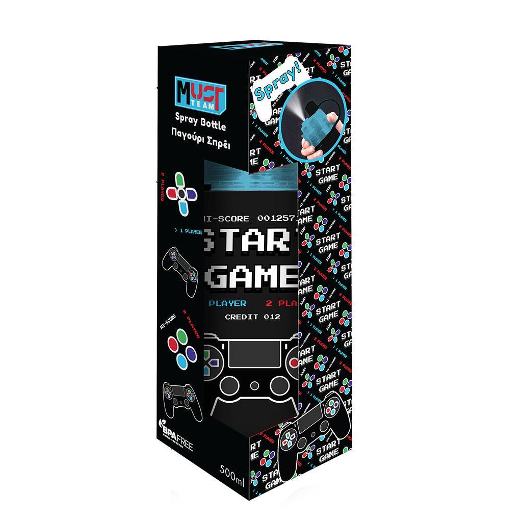 ΠΑΓΟΥΡΙ PCTG 600ML ΜΕ ΣΠΡΕΙ MUST TEAM START GAME