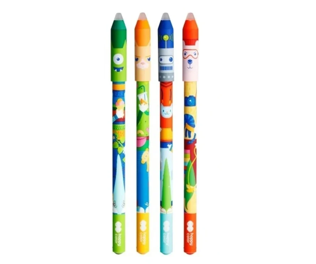 ΣΤΥΛΟ GEL ΠΟΥ ΣΒΗΝΕΙ HAPPY COLOR – COOL GANG ΣΕ ΔΙΑΦΟΡΑ ΣΧΕΔΙΑ 0,5mm ΜΠΛΕ