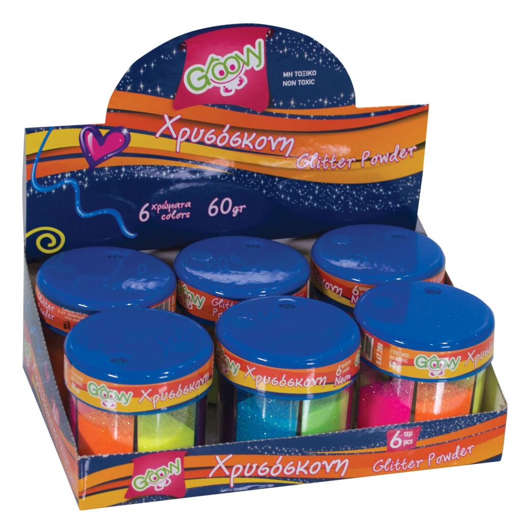 ΧΡΥΣΟΣΚΟΝΗ GRΟΟVΥ 60GR (ΑΛΑΤΙΕΡΑ) 6 ΧΡΩΜΑΤΩΝ NEON