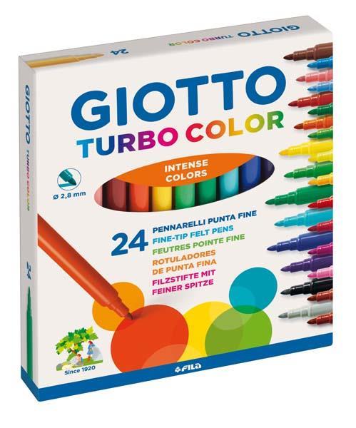 Giotto Turbo Color Μαρκαδόροι 24τμχ