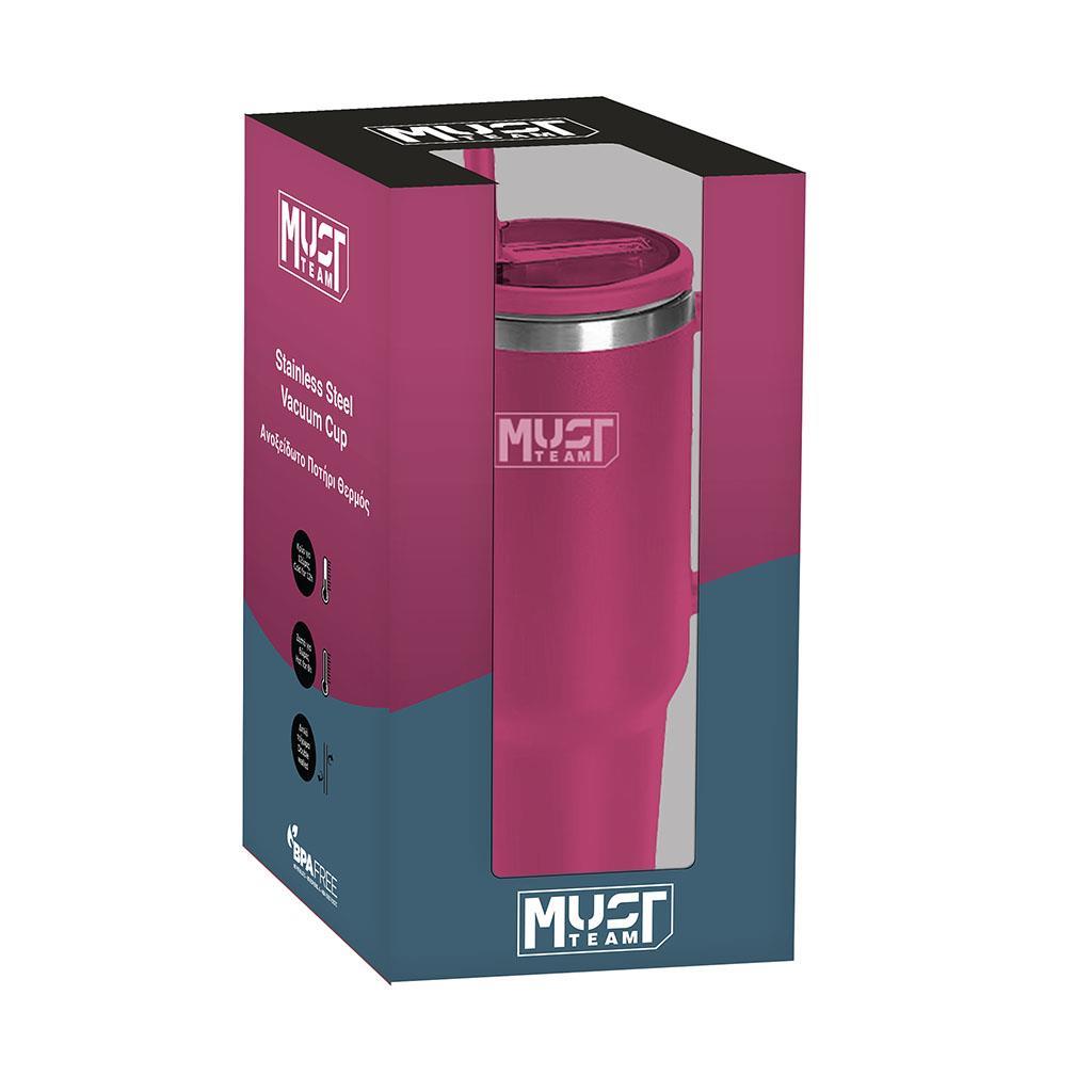 ΠΟΤΗΡΙ ΑΝΟΞΕΙΔΩΤΟ ΘΕΡΜΟΣ 1.200ML ΜΕ ΚΑΛΑΜΑΚΙ 27Χ10Χ7.5ΕΚ MUST TEAM ΒΥΣΣΙΝΙ