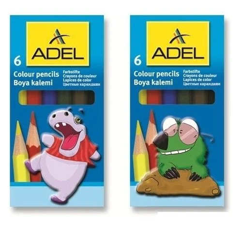 ΞΥΛΟΜΠΟΓΙΕΣ MINI ΣΕΤ 10 ΧΡΩΜΑΤΩΝ ADEL