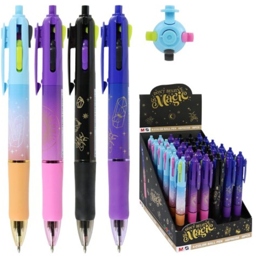 ΣΤΥΛΟ ΜΕ ΤΕΣΣΕΡΑ ΧΡΩΜΑΤΑ M&G