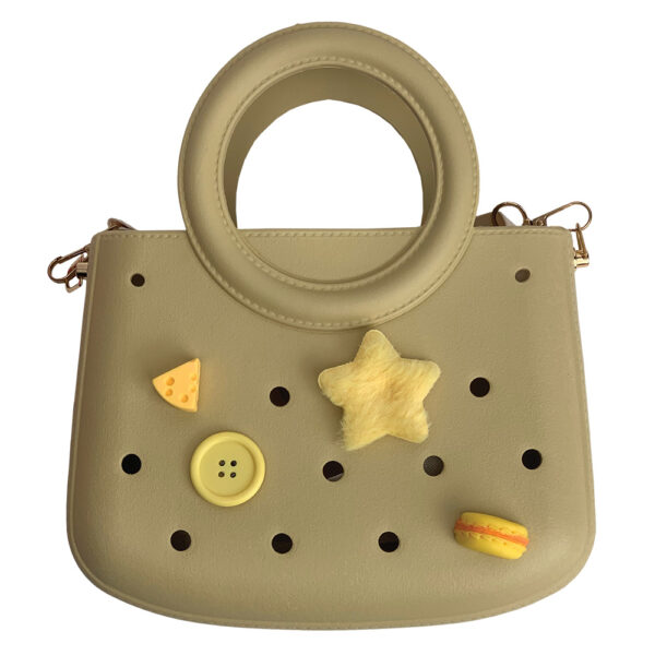 CACTUS CROQBAG με διακοσμητικά pins 22x26 cm - ΙΒΟΥΑΡ