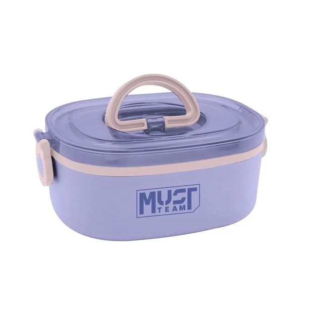 ΦΑΓΗΤΟΔΟΧΕΙΟ MUST 750ML 2 ΣΕ 1 ΑΝΟΞΕΙΔΩΤΟ ΜΕ ΠΙΡΟΥΝΙ-ΚΟΥΤΑΛΙ ΛΙΛΑ