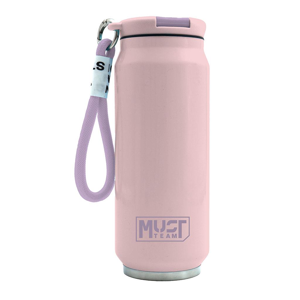 Θερμός Ανοξείδωτο Must Team Παστέλ 500 ml ΡΟΖ