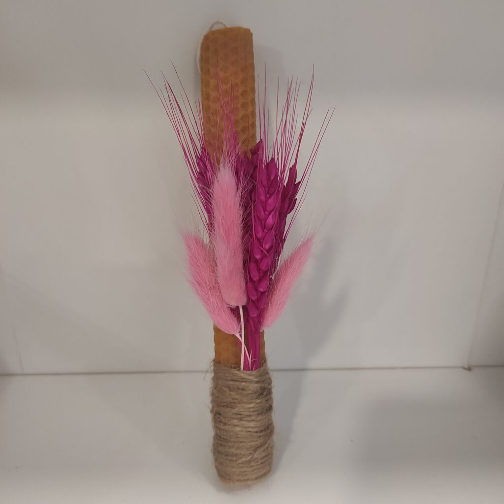 ΛΑΜΠΑΔΑ ΚΗΡΥΘΡΑ ΜΕ ΑΠΟΞΗΡΑΜΕΝΑ ΛΟΥΛΟΥΔΙΑ ΚΙΤΡΙΝΗ