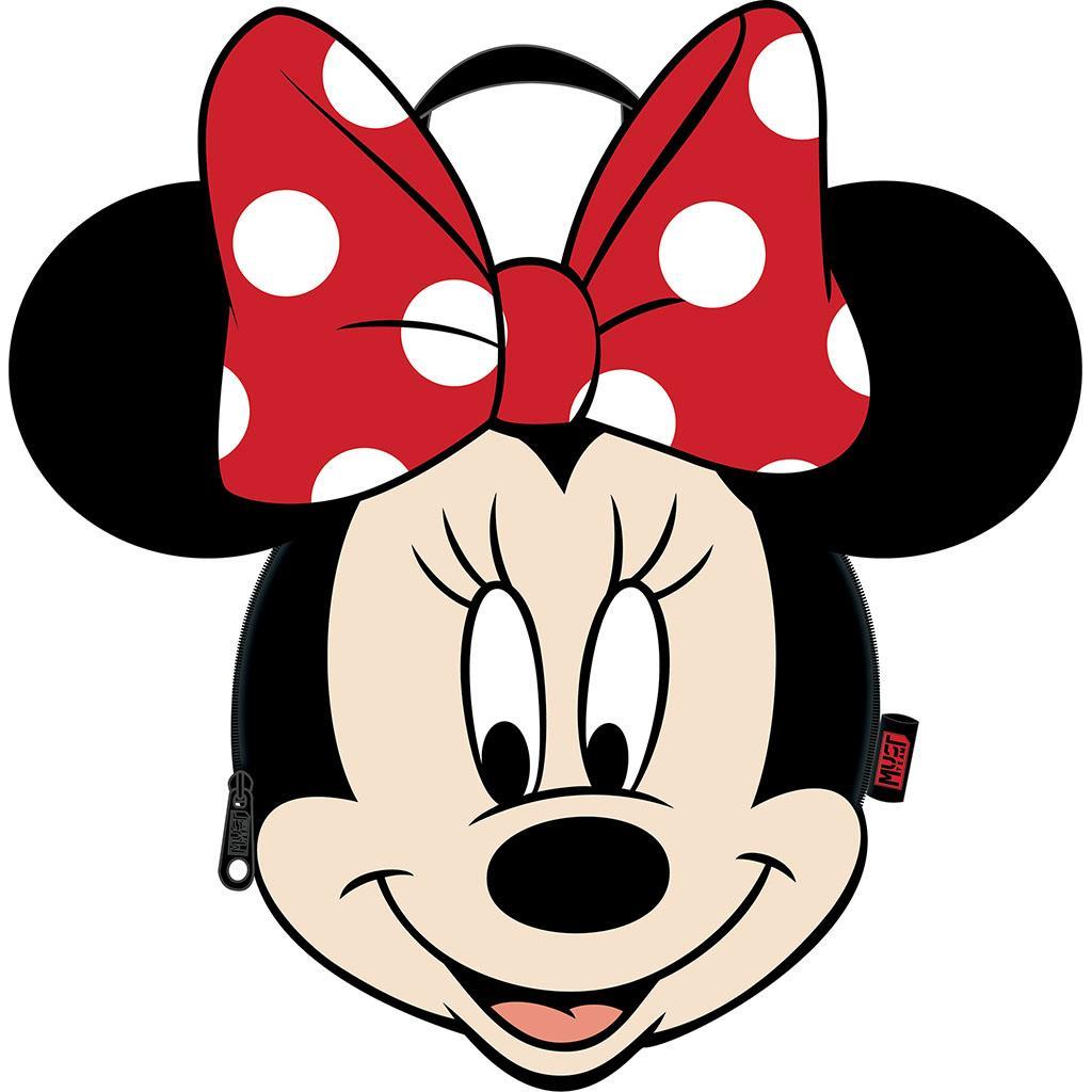 Λούτρινη Τσάντα Πλάτης Νηπίου Βόλτας Disney Minnie Mouse Must Team 2 Θήκες