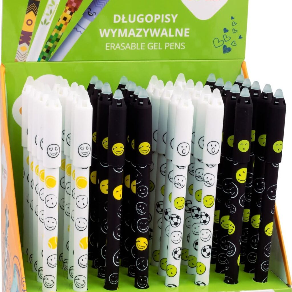 ΣΤΥΛΟ GEL ΠΟΥ ΣΒΗΝΕΙ HAPPY COLOR - FUN ΣΕ ΔΙΑΦΟΡΑ ΣΧΕΔΙΑ 0,5mm ΜΠΛΕ