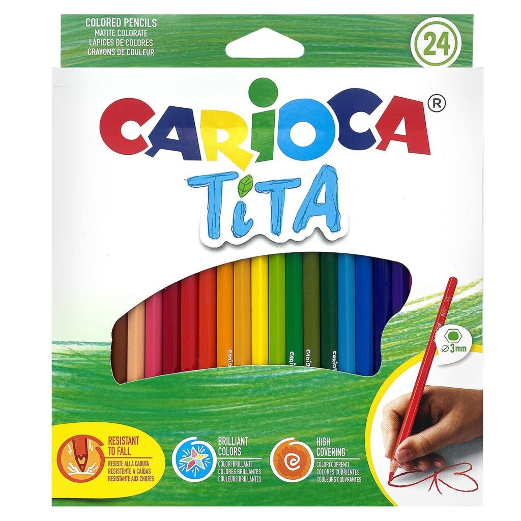 Carioca Tita ξυλομπογιές 24 χρωμάτων