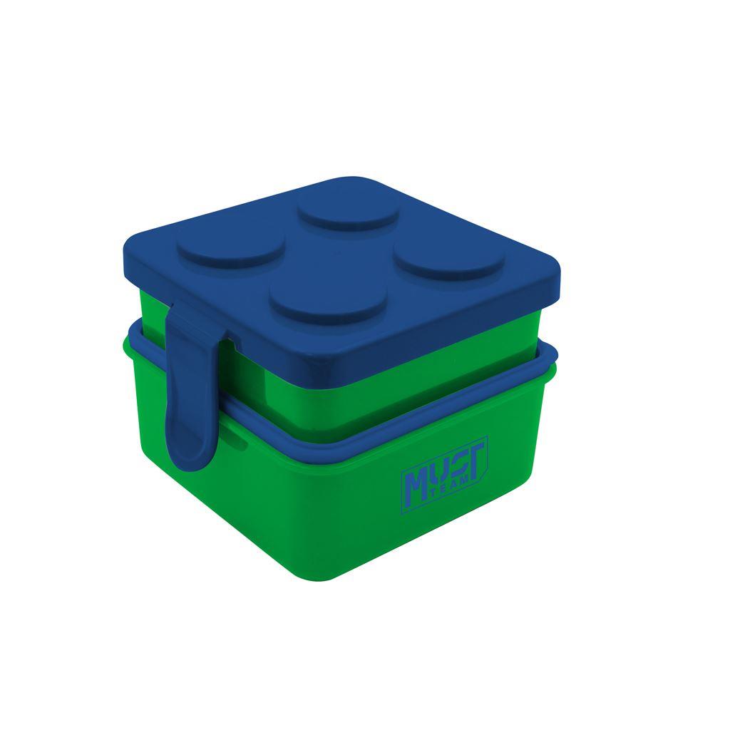 ΦΑΓΗΤΟΔΟΧΕΙΟ PP 850ML + 500ML ΜΕ ΚΟΥΤΑΛΙ 15X15X10,8ΕΚ ΠΡΑΣΙΝΟ