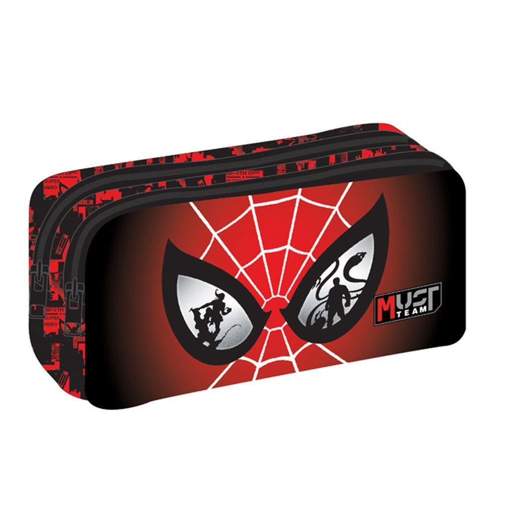 Κασετίνα Βαρελάκι Spider- Man Eyes Must Team 2 Θήκες