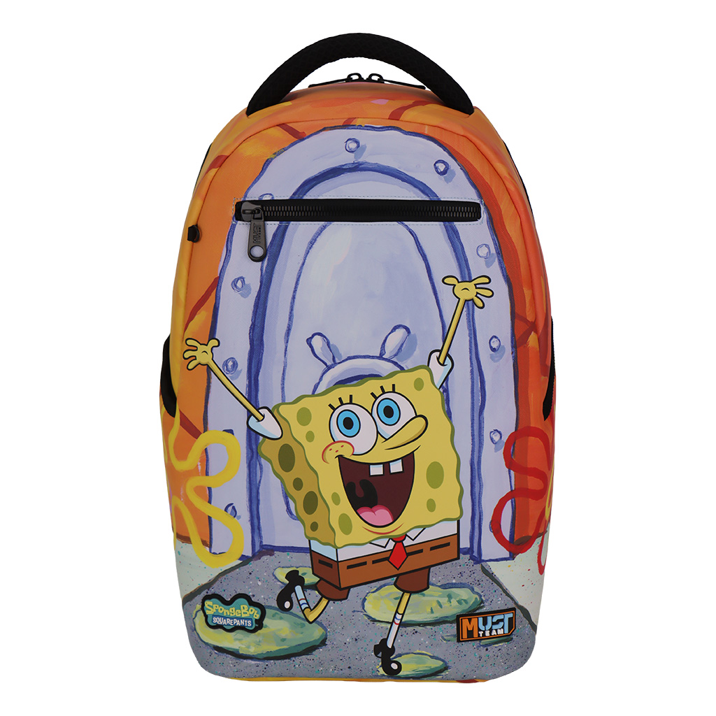 Τσάντα Πλάτης Spongebob Must Team 1 Κεντρική Θήκη