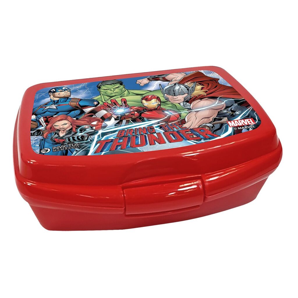 Δοχείο Πλαστικό Φαγητού Avengers 16,5x12,5x6cm 600ml