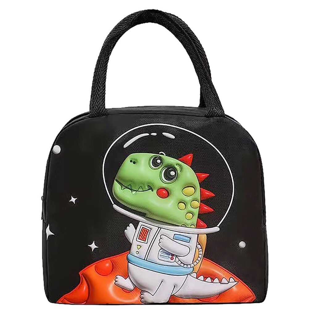 Ισοθερμικό Τσαντάκι Φαγητού Αστροναύτης Δεινόσαυρος 20x22x11cm
