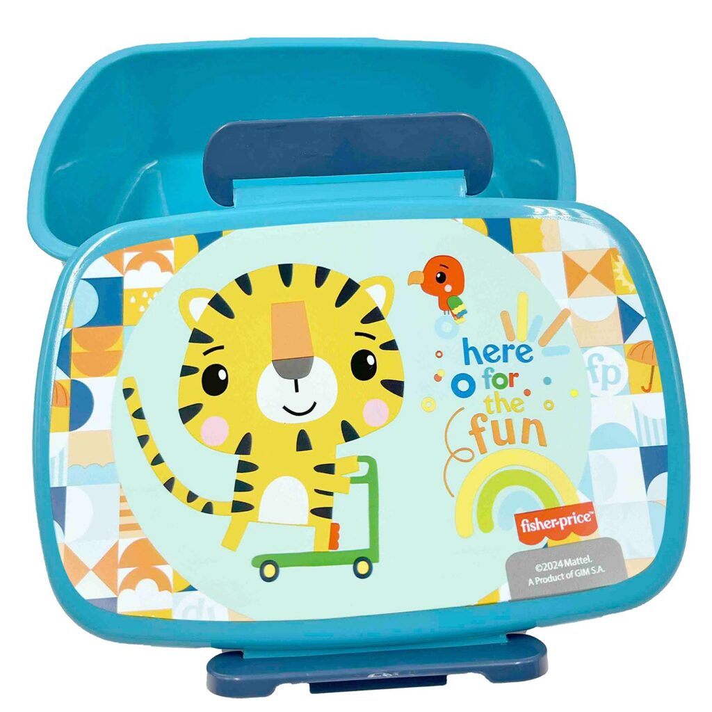 Δοχείο Φαγητού Πλαστικό pp 900ml Tiger Fisher Price 17,5x7x13cm