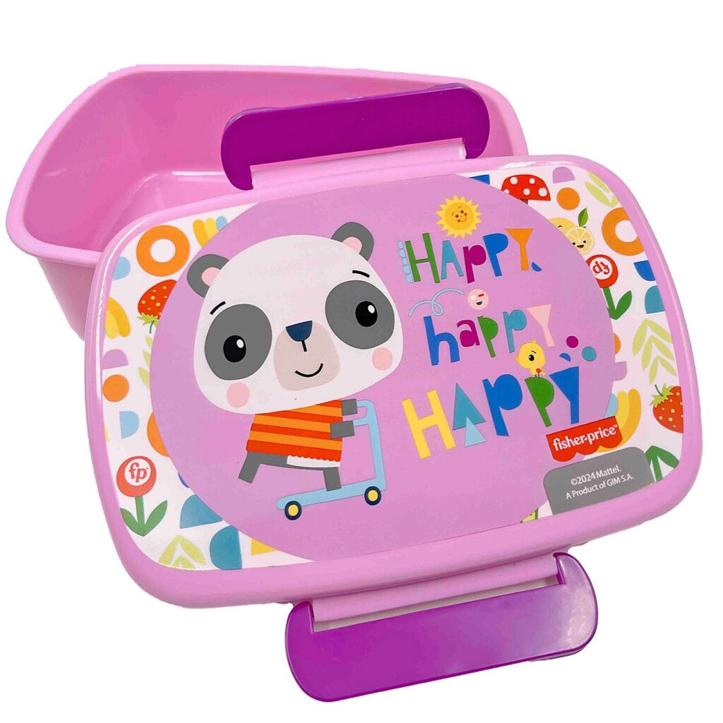 Δοχείο Φαγητού Πλαστικό pp 900ml Panda Fisher Price 17,5x7x13cm