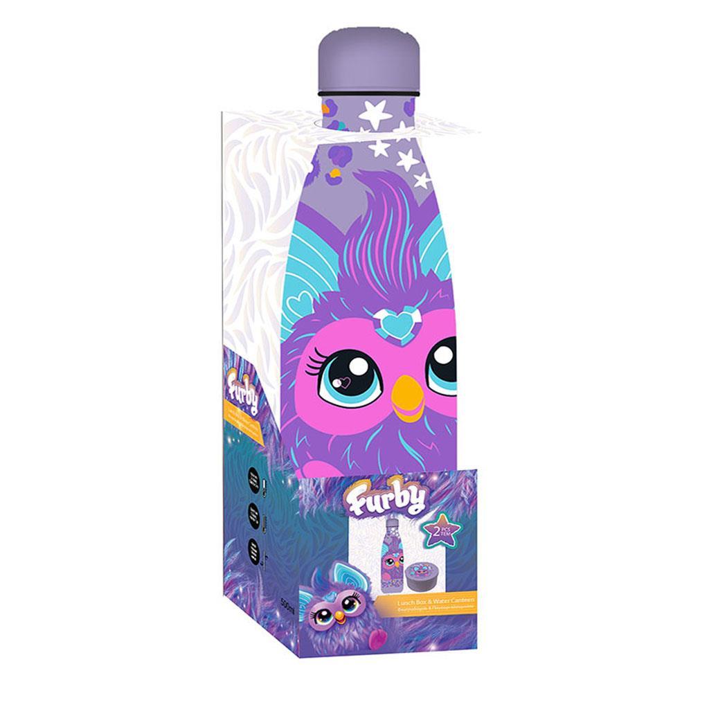 ΦΑΓΗΤΟΔΟΧΕΙΟ PP 130ML & ΠΑΓΟΥΡΙ ΑΝΟΞΕΙΔΩΤΟ 500ML ΣΕΤ FURBY