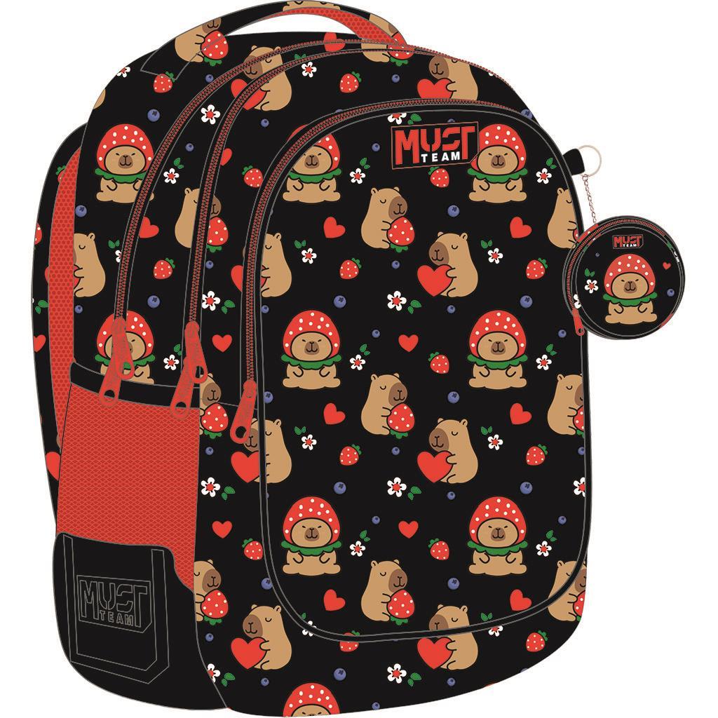 ΤΣΑΝΤΑ ΠΛΑΤΗΣ MUST TEAM 32Χ18Χ43ΕΚ 3ΘΗΚΕΣ CAPYBARA