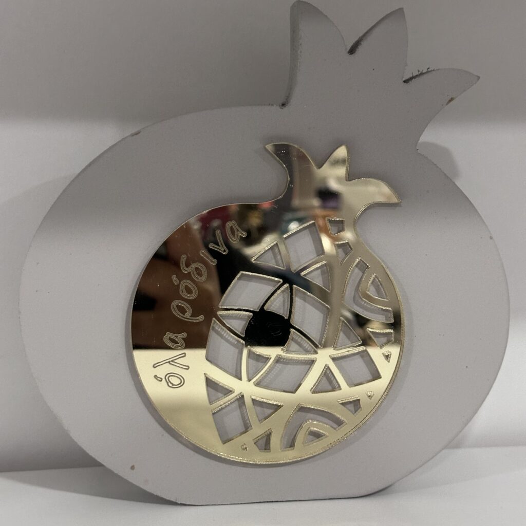 ΡΟΔΙ ΞΥΛΙΝΟ ΛΟΞΟ ΓΚΡΙ ΜΕΓΑΛΟ ΜΕ ΧΡΥΣΟ