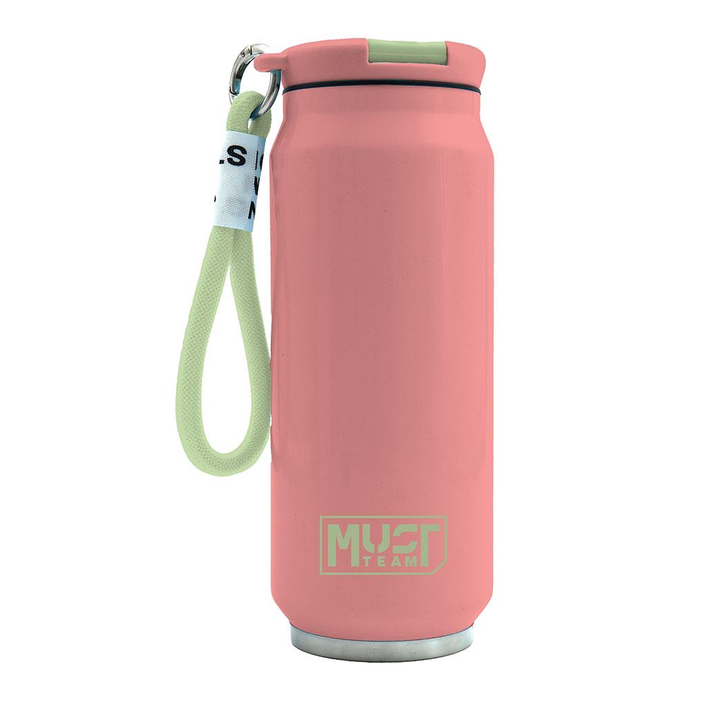 Θερμός Ανοξείδωτο Must Team Παστέλ 500 ml ΚΟΡΑΛΙ