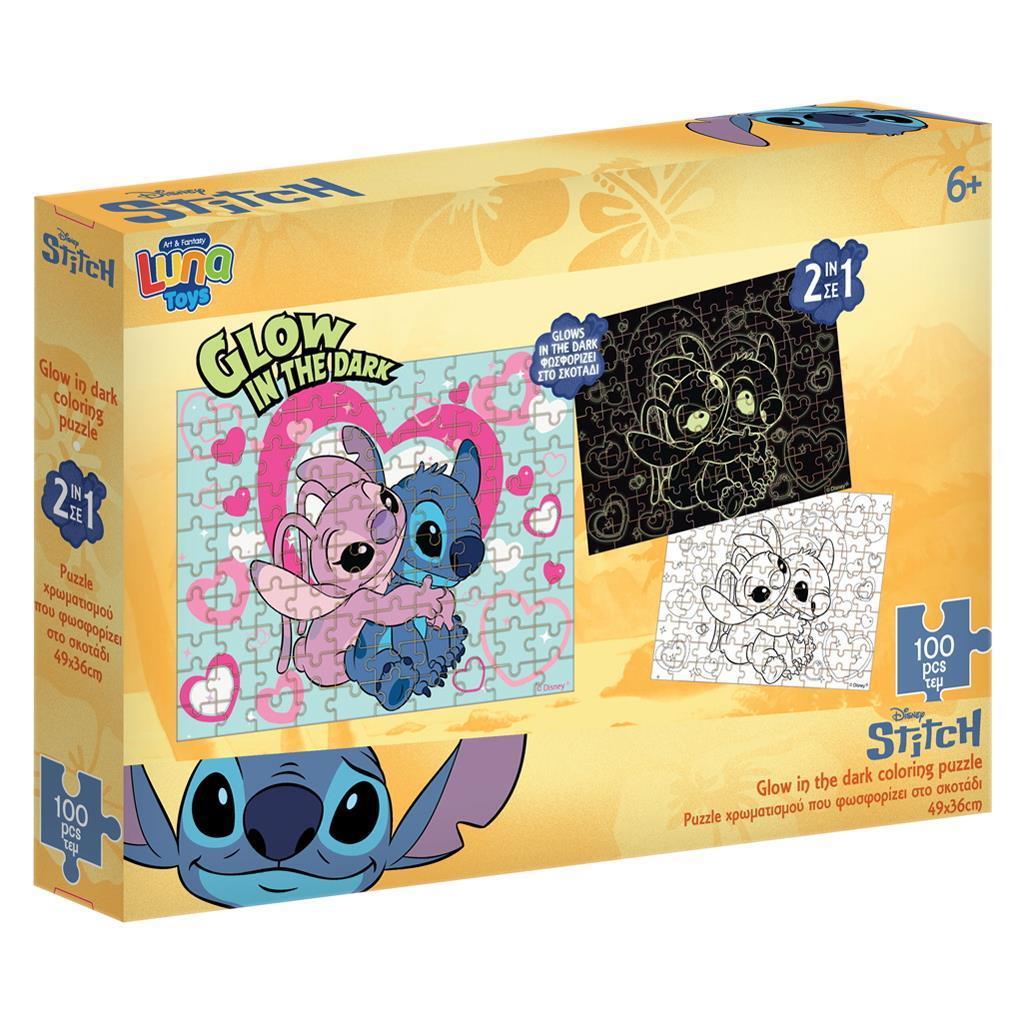 100 PUZZLE 48Χ34ΕΚ GLOW IN THE DARK STITCH