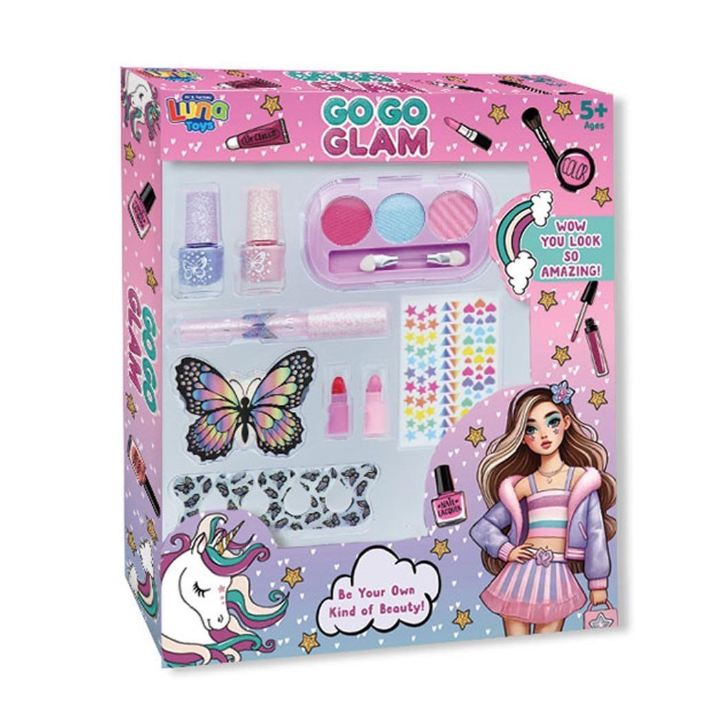 Μακιγιάζ Σετ Go Go Glam Luna Toys 12τμχ. 21,5x3,5x28,5 εκ.